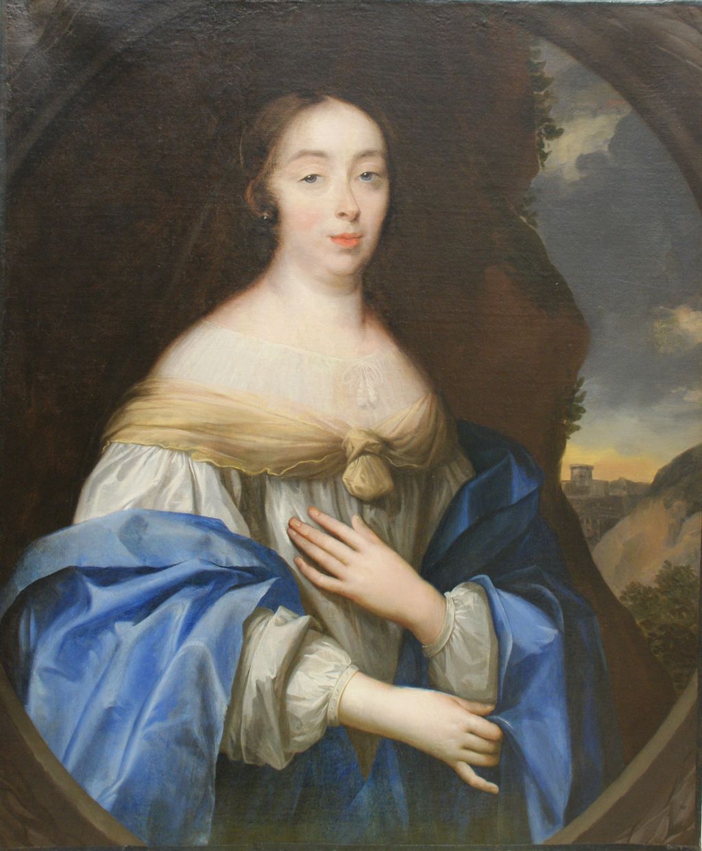 ANNE MARIE DE LOSTANGES, EPOUSE EN 1761 DE CLAUDE HENRI DE JUGE, MARQUIS DE BRASSAC